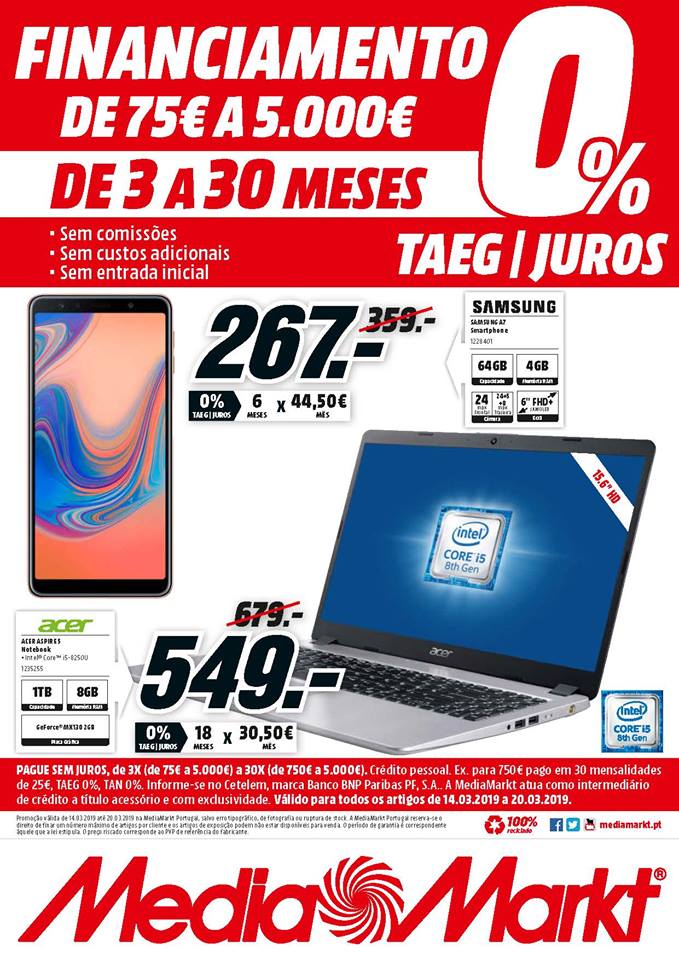 Antevisão Folheto MEDIA MARKT Black Friday promoções de 22 a 24