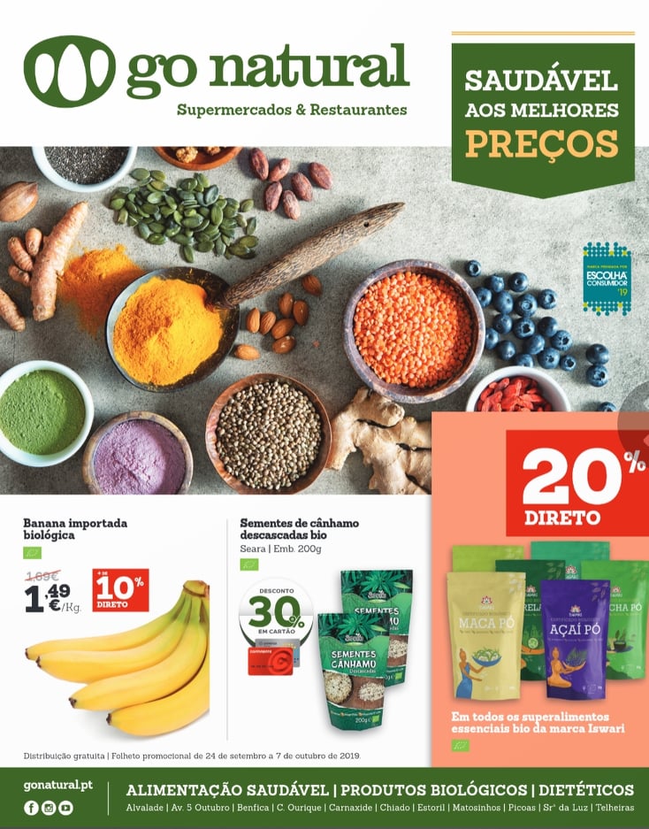 Promoções - Novo Folheto Go Natural até 7 outubro 21 folhetos 1
