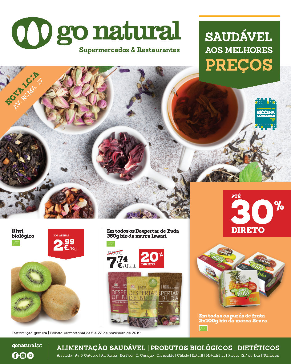 Antevisão Folheto Go Natural 5 a 22 novembro 18 gonatural folheto Page1