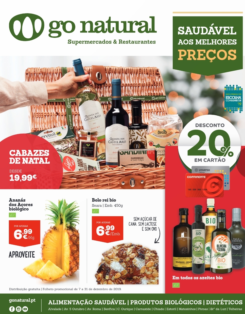Promoções - Novo Folheto Go Natural 8 a 31 dezembro 16 gonatural folheto 1