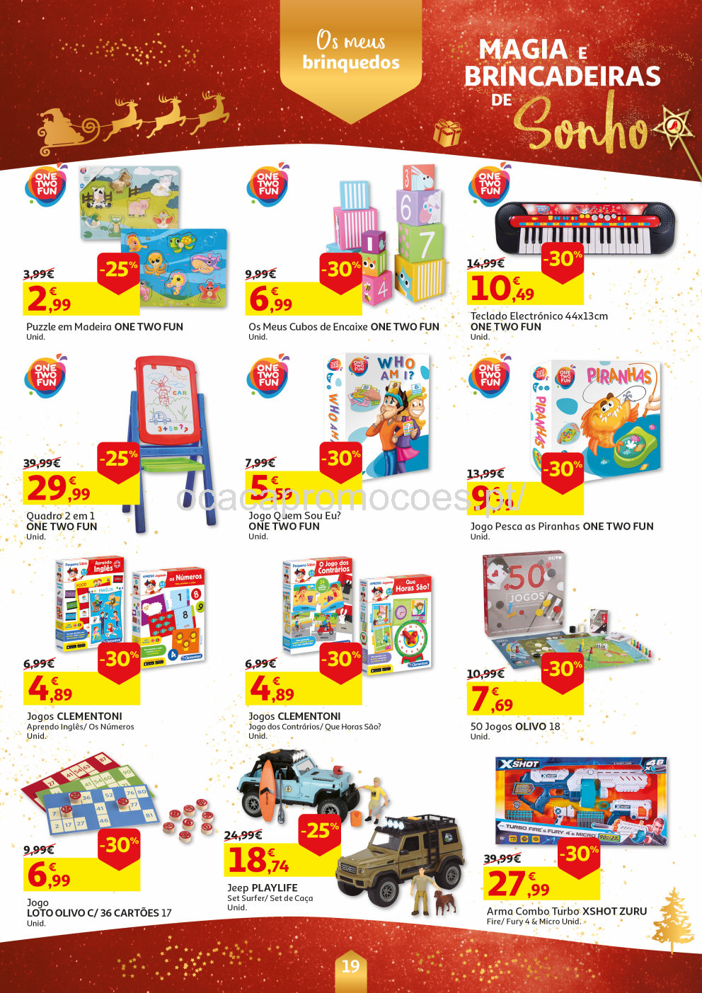 Antevisão Folheto AUCHAN Brinquedos Natal Promoções de 5 novembro