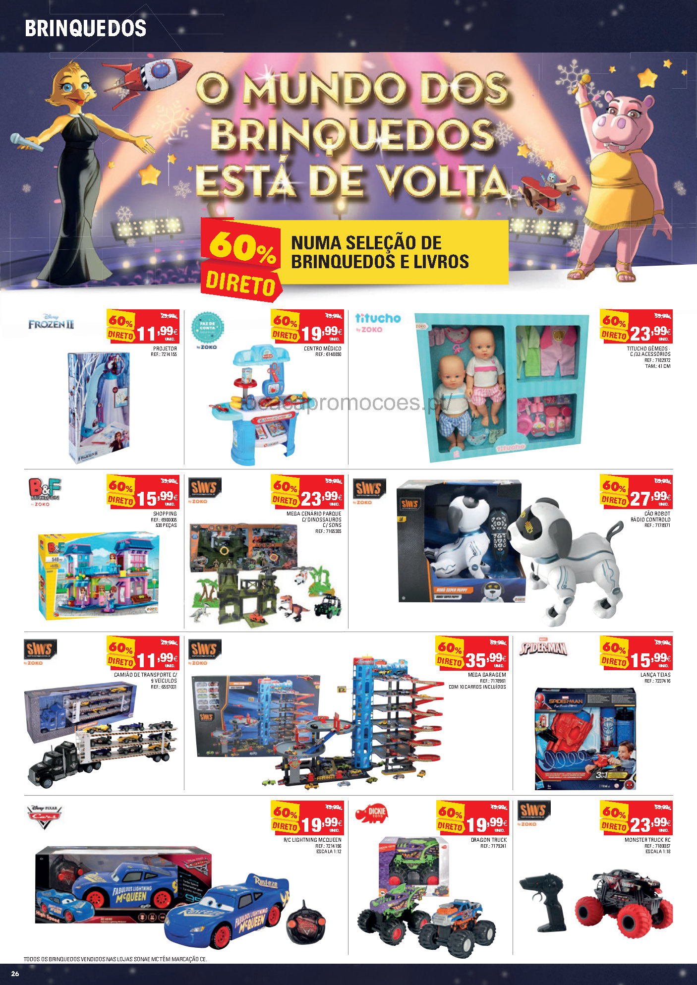 Antevisão Folheto Brinquedos CONTINENTE Promoções até 10 dezembro