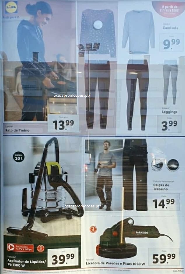 Promoção Parkside Calças de Trabalho em Lidl