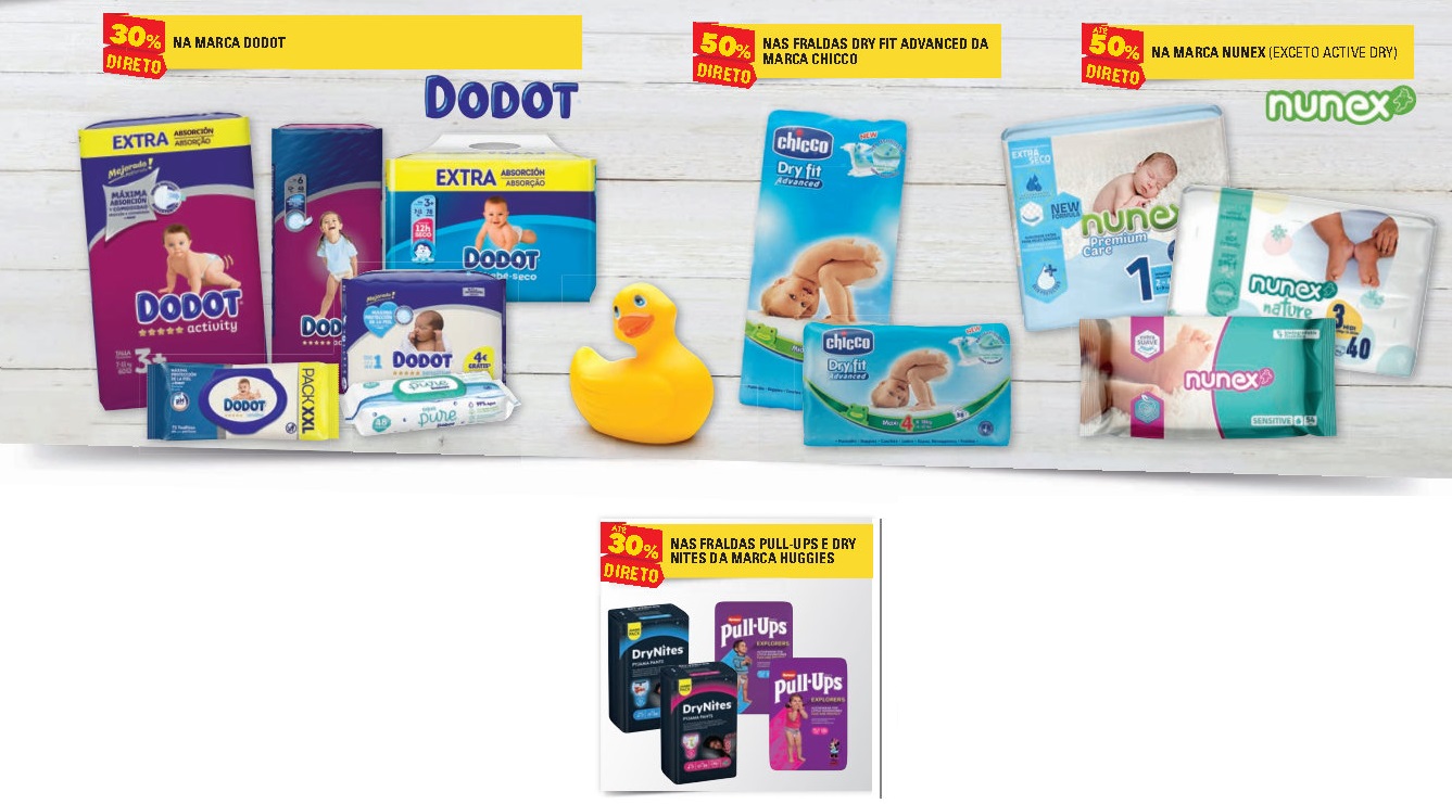 Fraldas para Bebés até 50% desconto Tudo a partir 5 fevereiro 18 folheto continente antevisao Page16