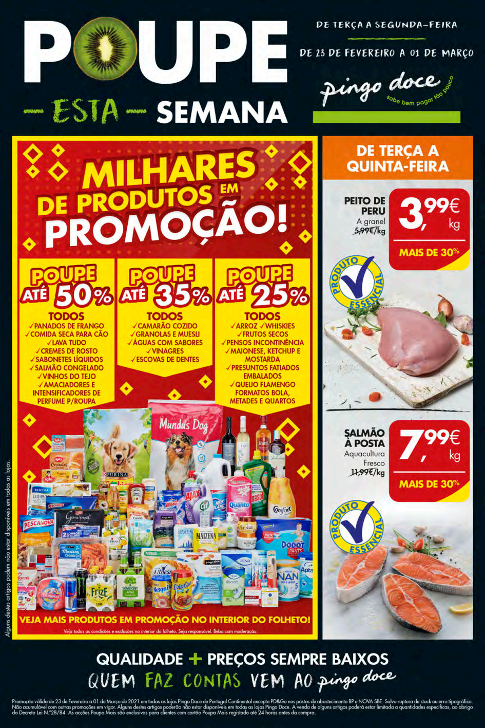 folheto pingo doce lojas medias 22 fevereiro 1 marco Page1