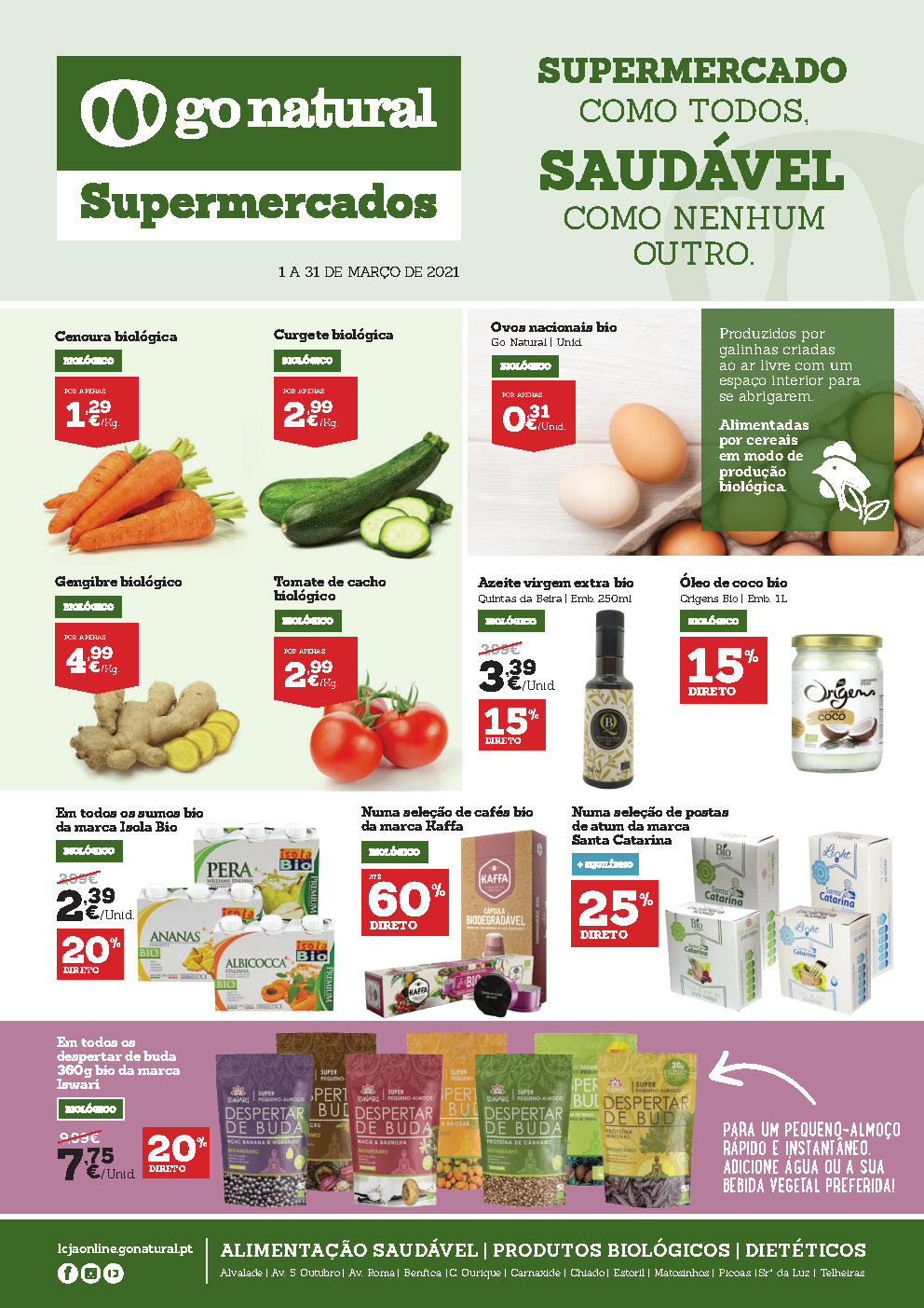 Antevisão Folheto go natural 1 a 31 março 9 folheto go natural 1 31 marco Page1