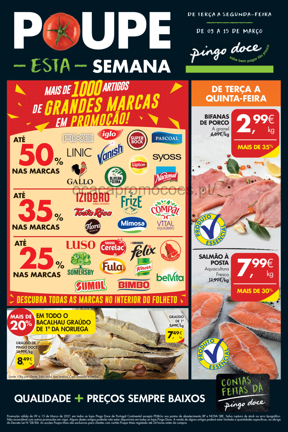 folheto pingo doce lojas pequenas 9 15 marco Page1