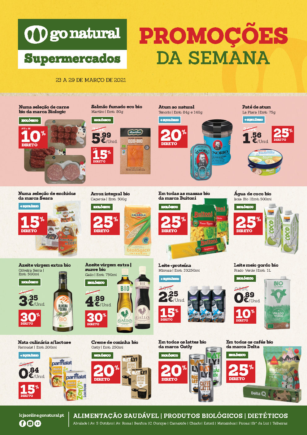Antevisão Folheto go natural Promoções 23 a 29 março! 5 gonatural folheto 23 marco Page1