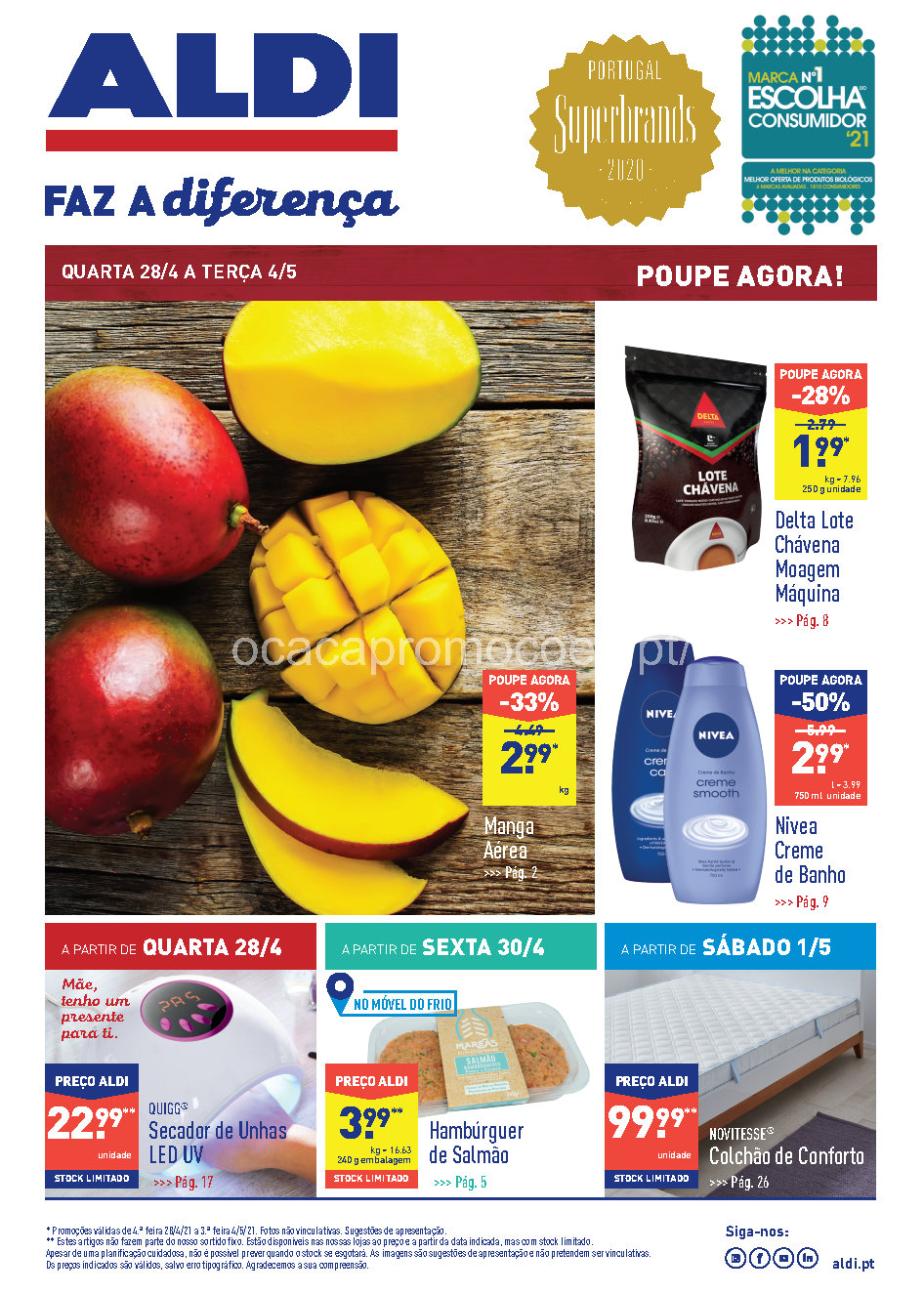 folheto aldi 28 abril 4 maio promocoes Page1