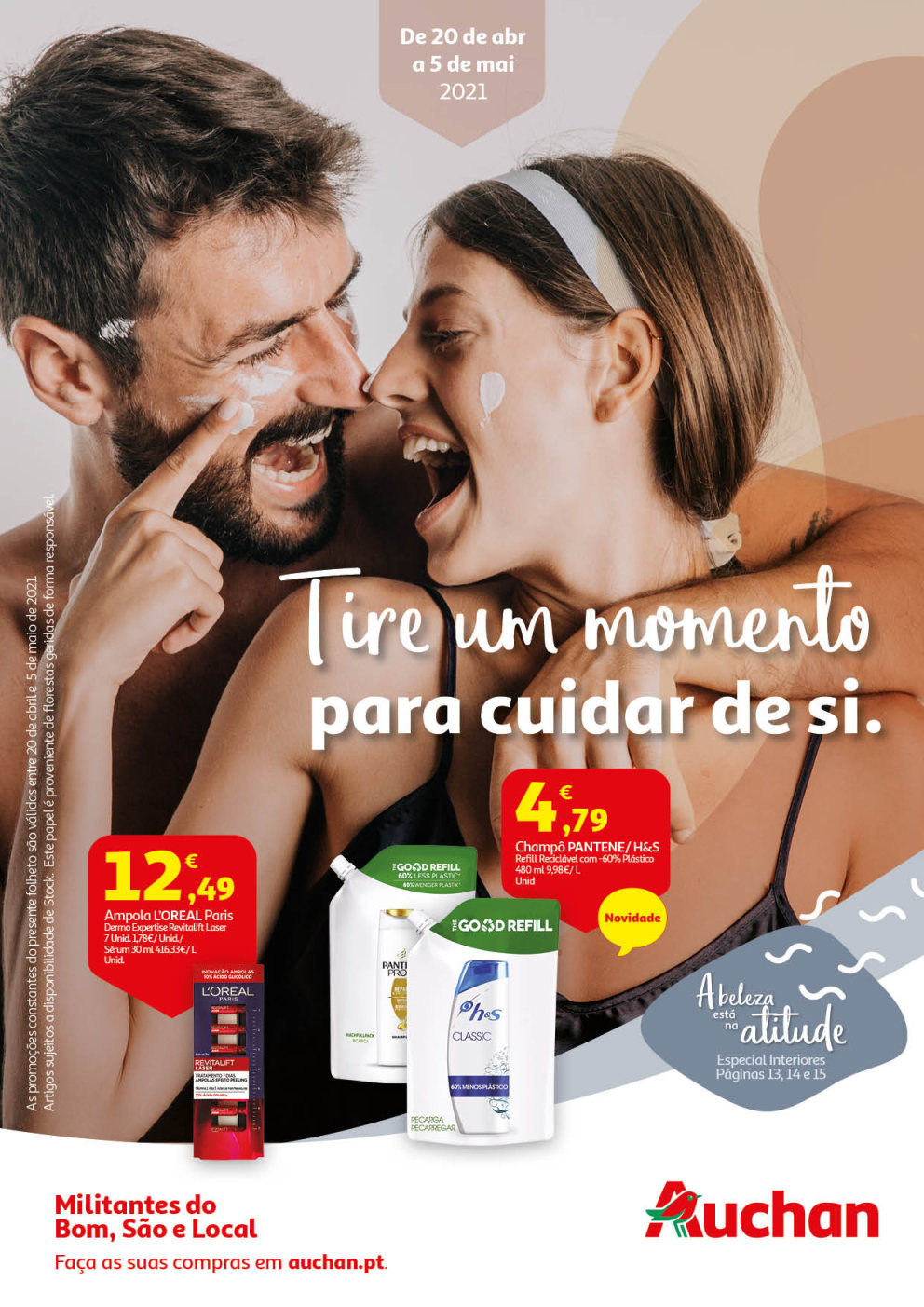 folheto auchan promocoes 20 abril 5 maio Page1