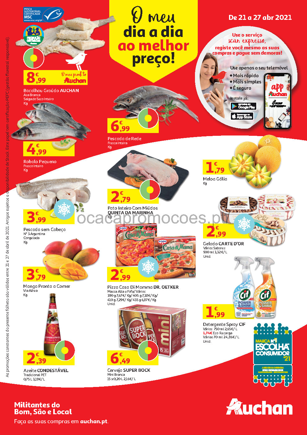 folheto auchan promocoes 21 27 abril Page1