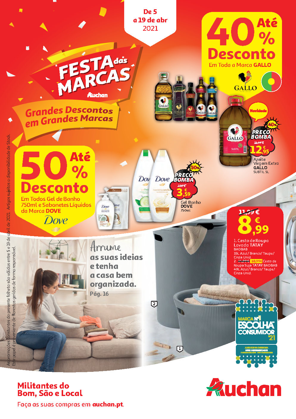 folheto auchan promocoes 5 abril Page1