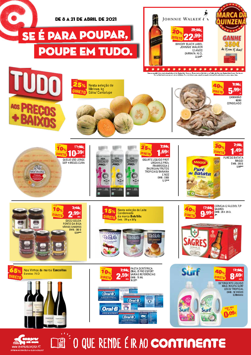 folheto continente acores 8 21 abril promocoes Page1