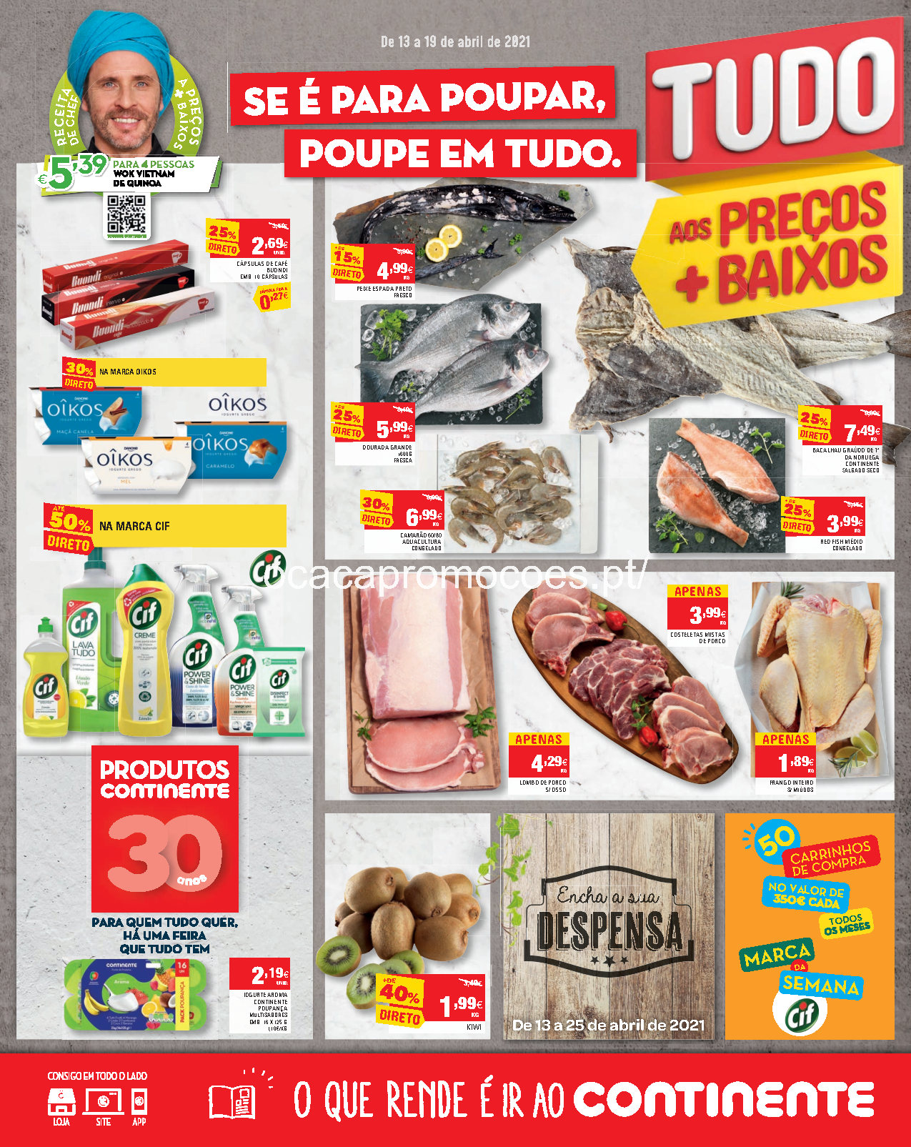 folheto continente promocoes madeira 13 19 abril Page1