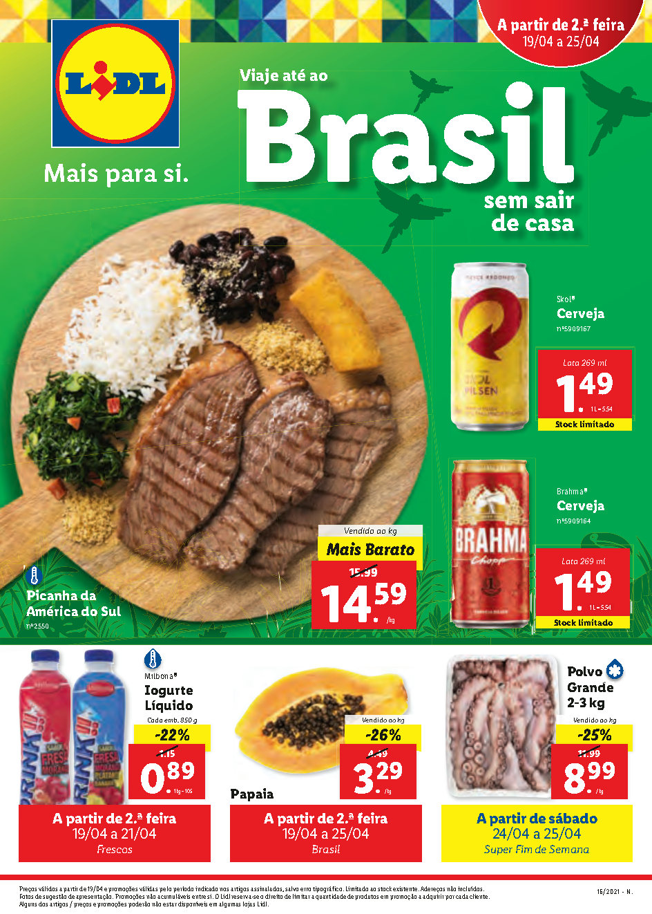 folheto lidl 19 abril Page1