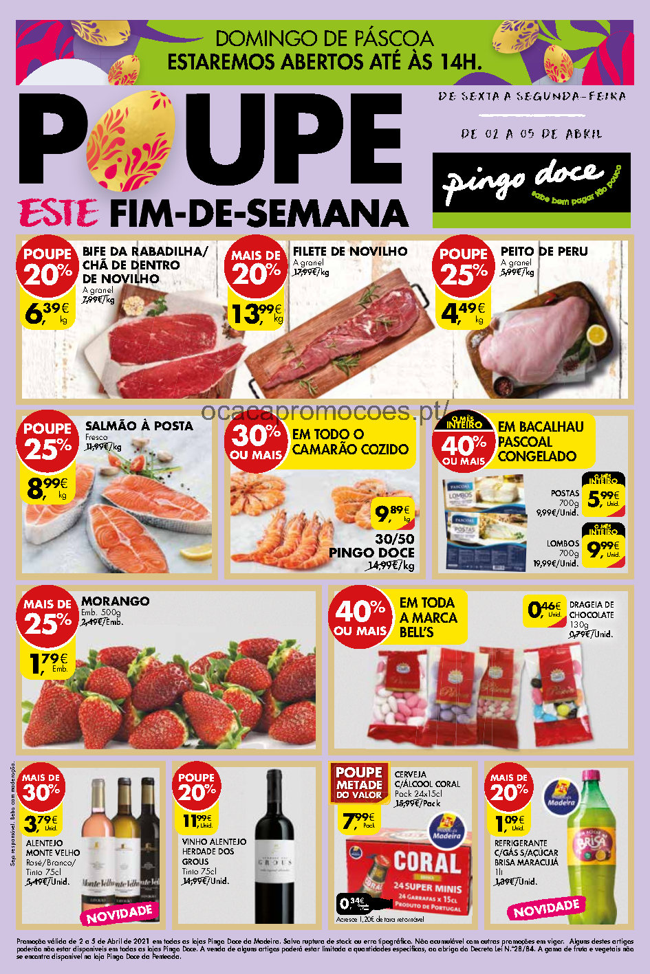 folheto pingo doce madeira 2 5 abril fim semana promocoes Page1