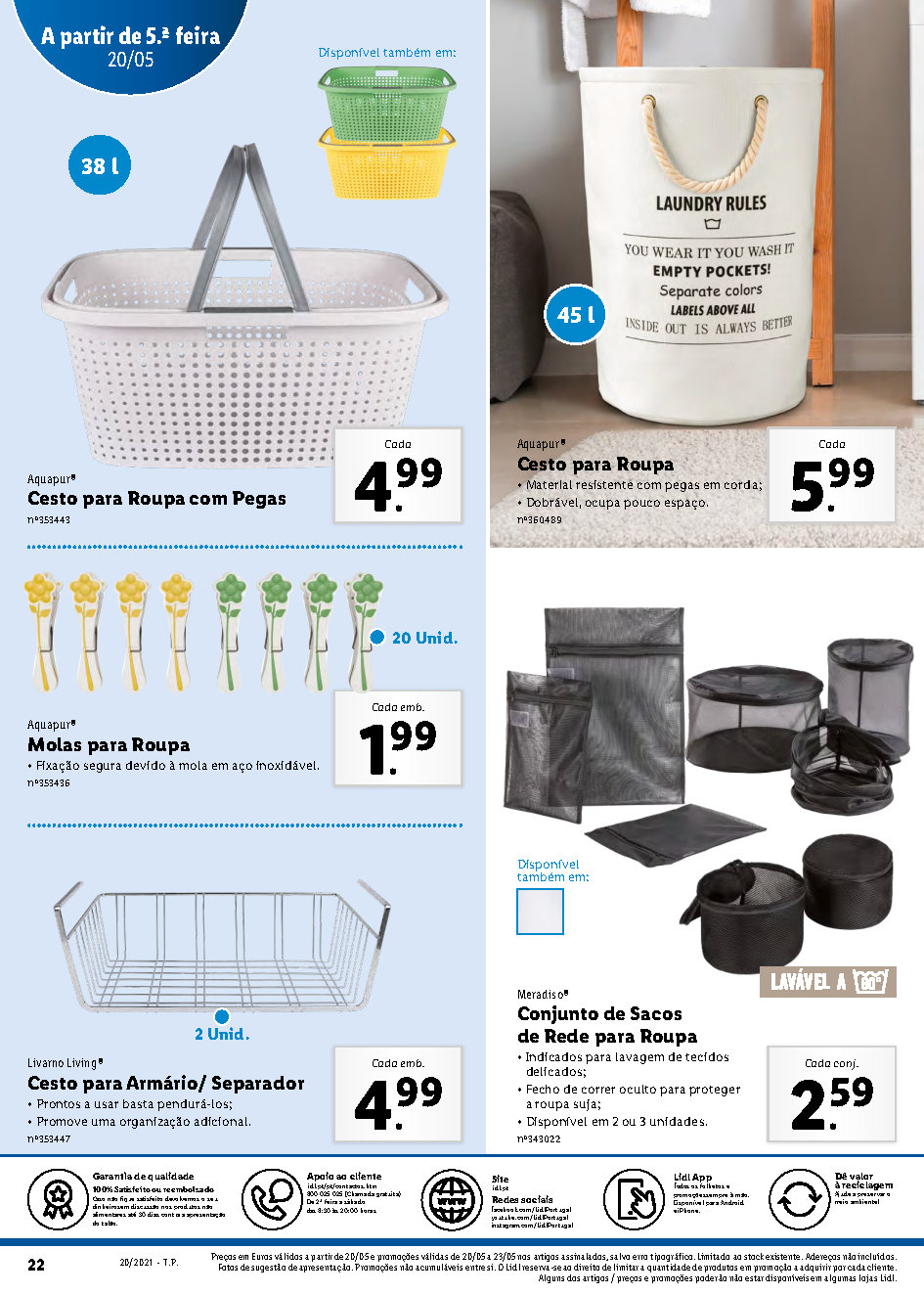 e folheto lidl bazar 17 maio promocoes Page22 1