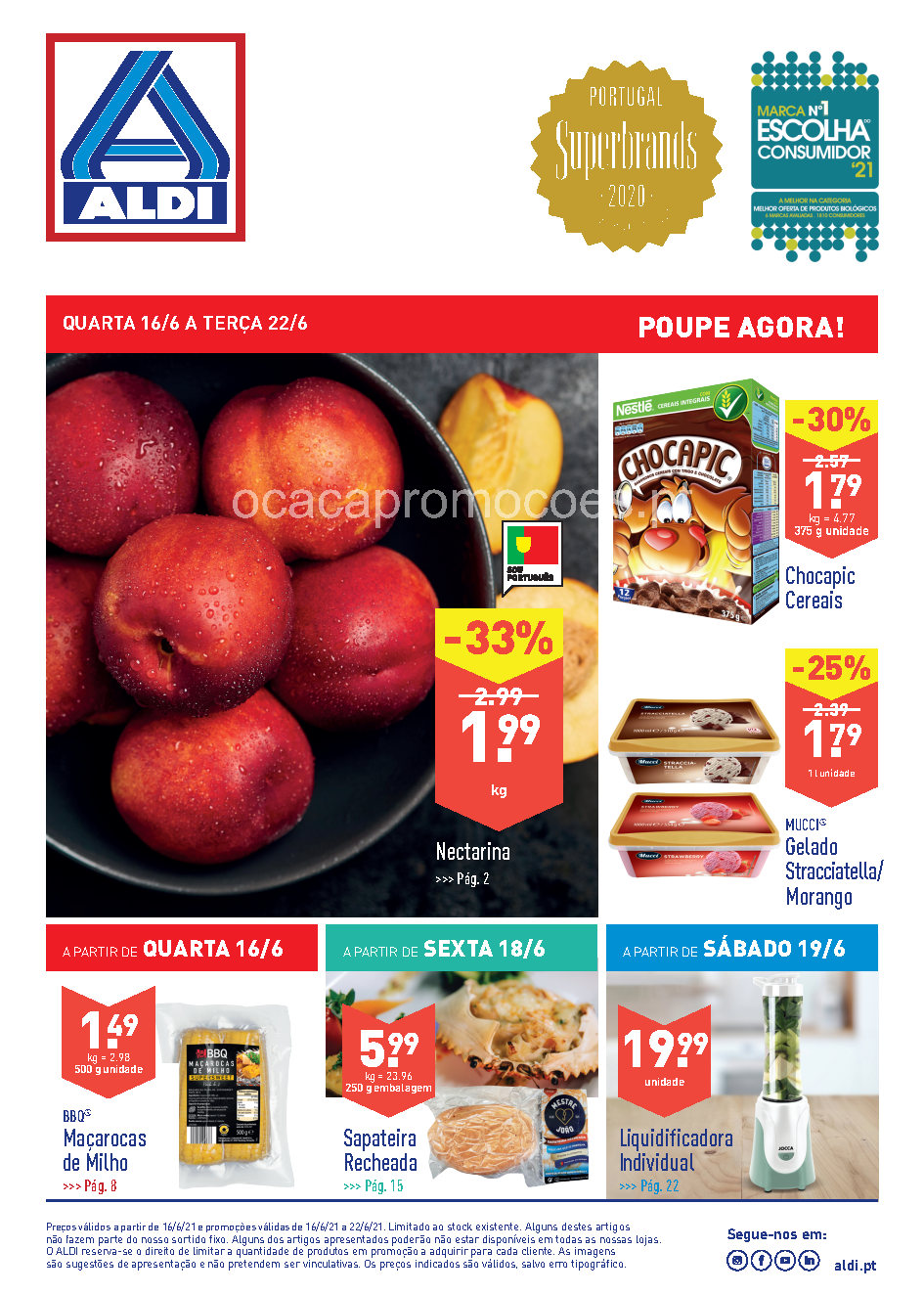 folheto aldi 16 22 junho promocoes Page1