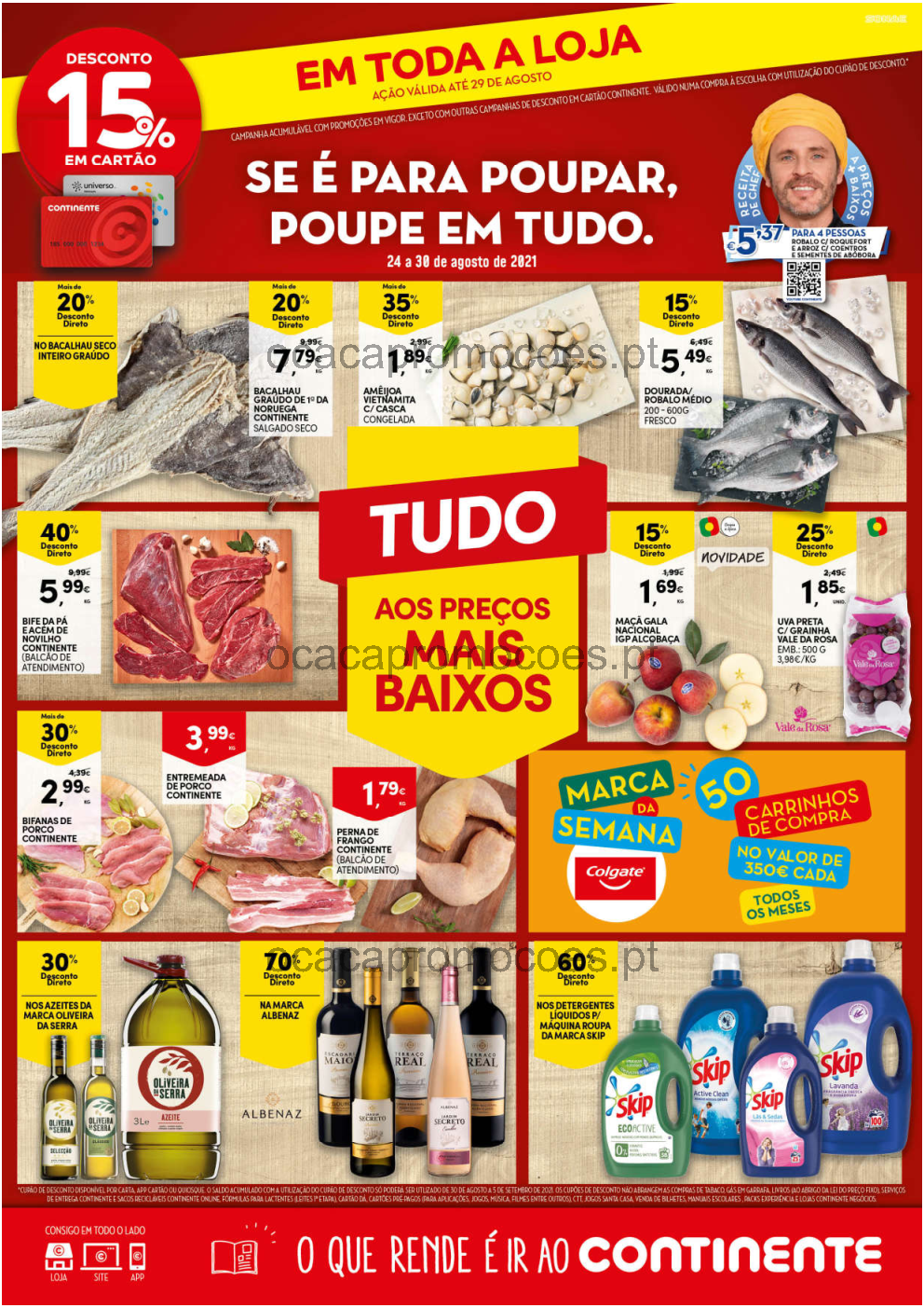 folheto continente 24 agosto a 30 agosto promocoes descontos Page1