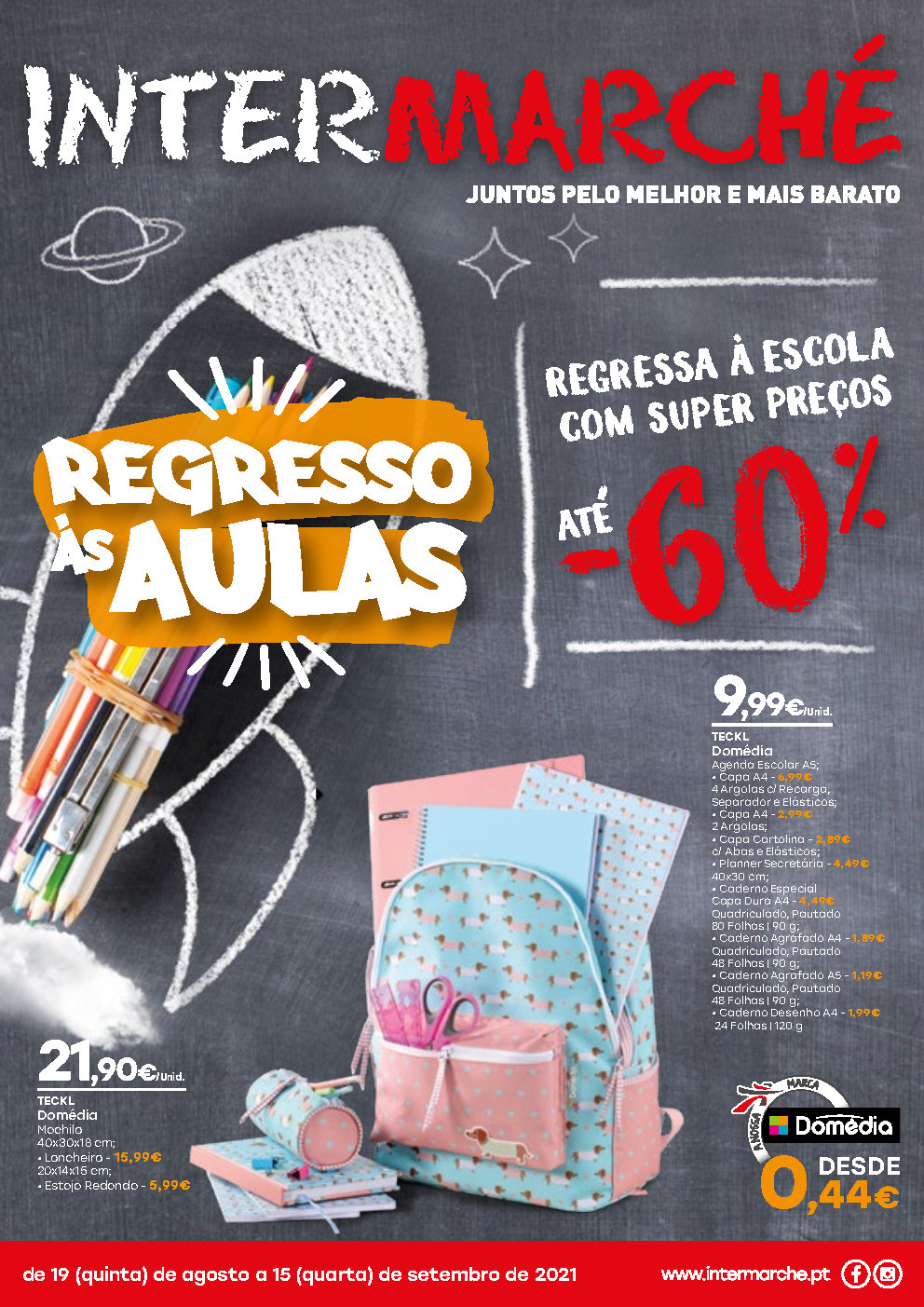 folheto intermarche regresso as aulas 19 agosto 15 setembro promocoes Page1