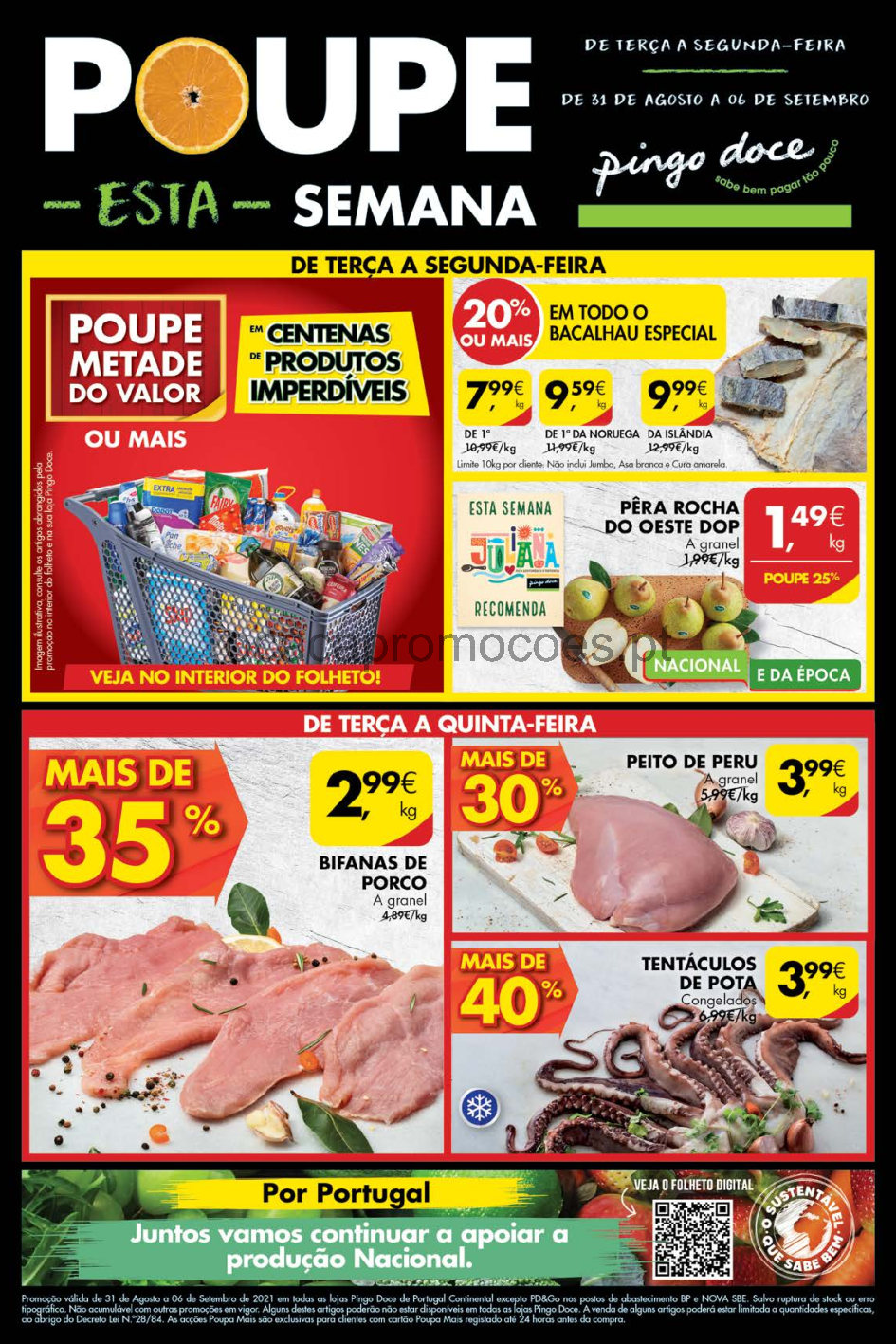 folheto pingo doce lojas grandes promocoes 31 agosto 6 setembro Page1