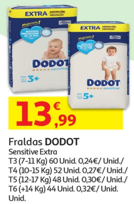 fraldas auchan