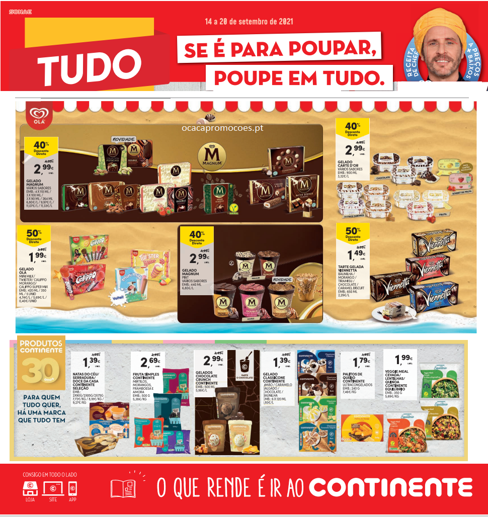 continente gelados promocoes descontos