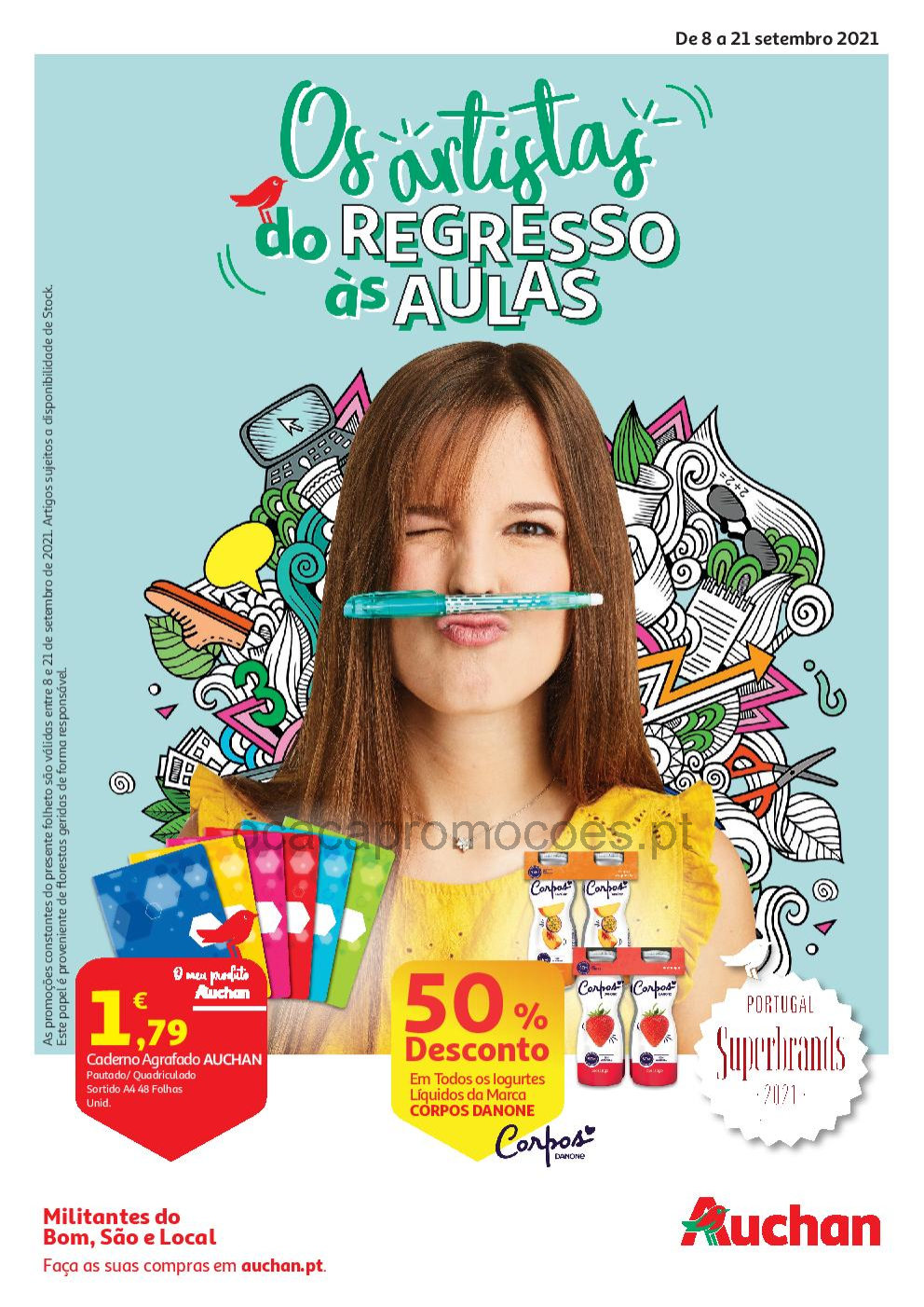 folheto auchan 8 setembro 21 setembro Page1