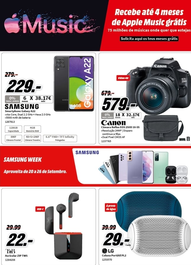 Antevisão Folheto Black Friday MEDIA MARKT Promoções de 20 a 25