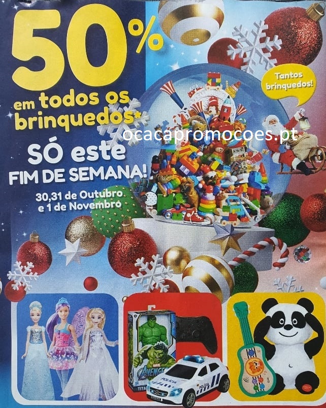 Este fim de semana, os brinquedos vão estar com descontos até 60