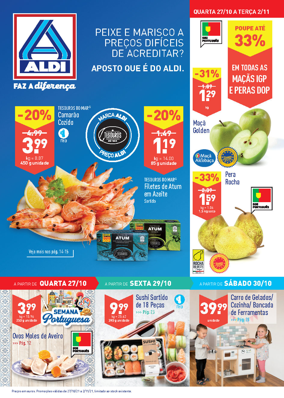 folheto aldi 27 outubro a 2 novembro Page1