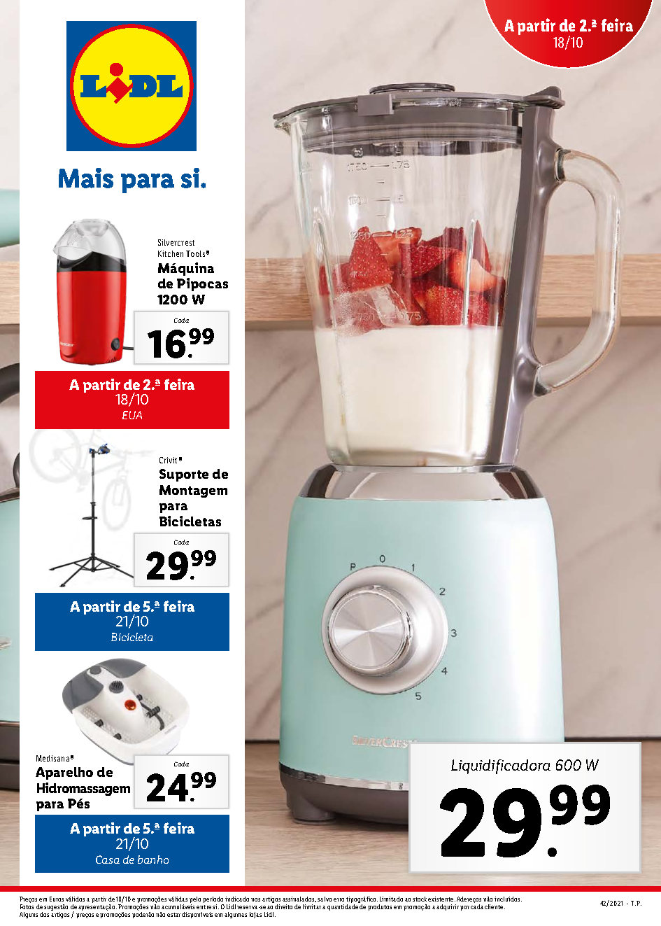 folheto lidl 18 outubro a 24 outubro Page1