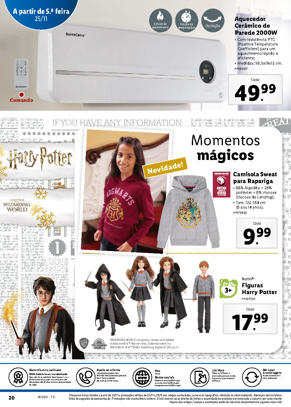 bazar folheto lidl oportunidades 22 novembro 28 novembro Page1 20