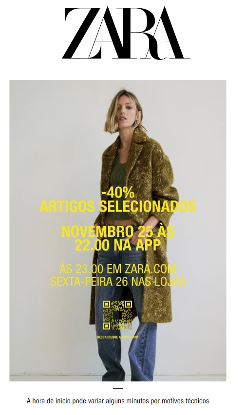 Black Friday ZARA! Antevisão Todas as Promoções! O Caça Promoções