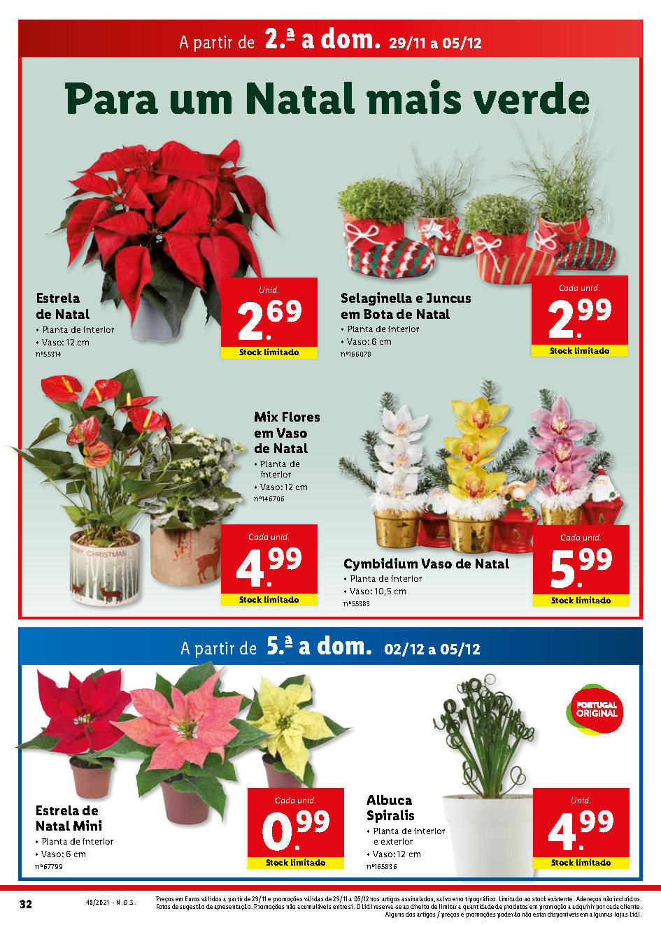 flores folheto lidl 29 novembro 5 dezembro promocoes Page32