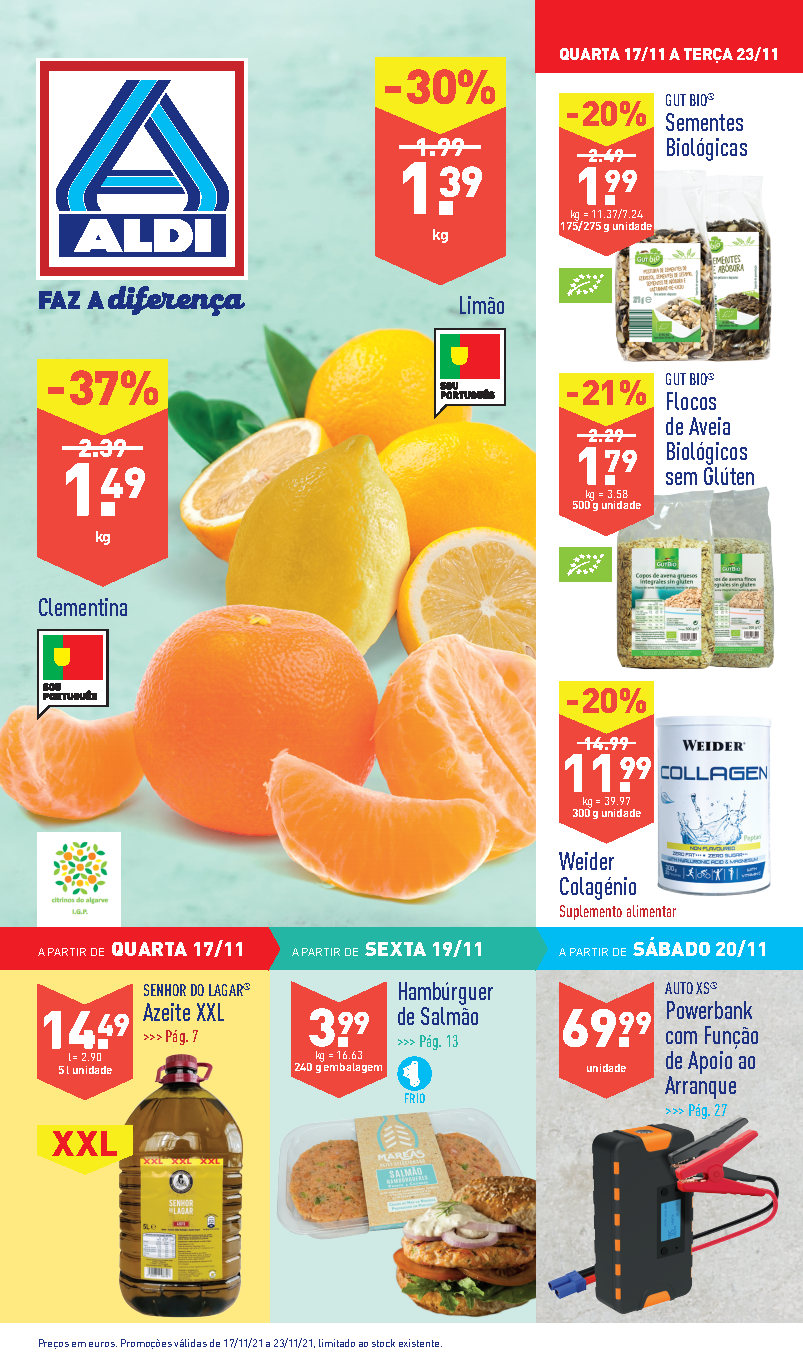 folheto aldi 17 novembro 23 novembro Page1