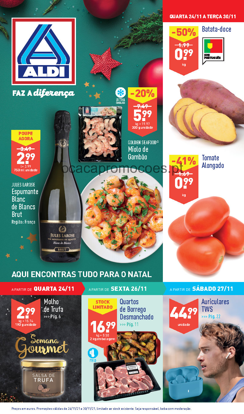 folheto aldi 24 novembro 30 novembro Page1