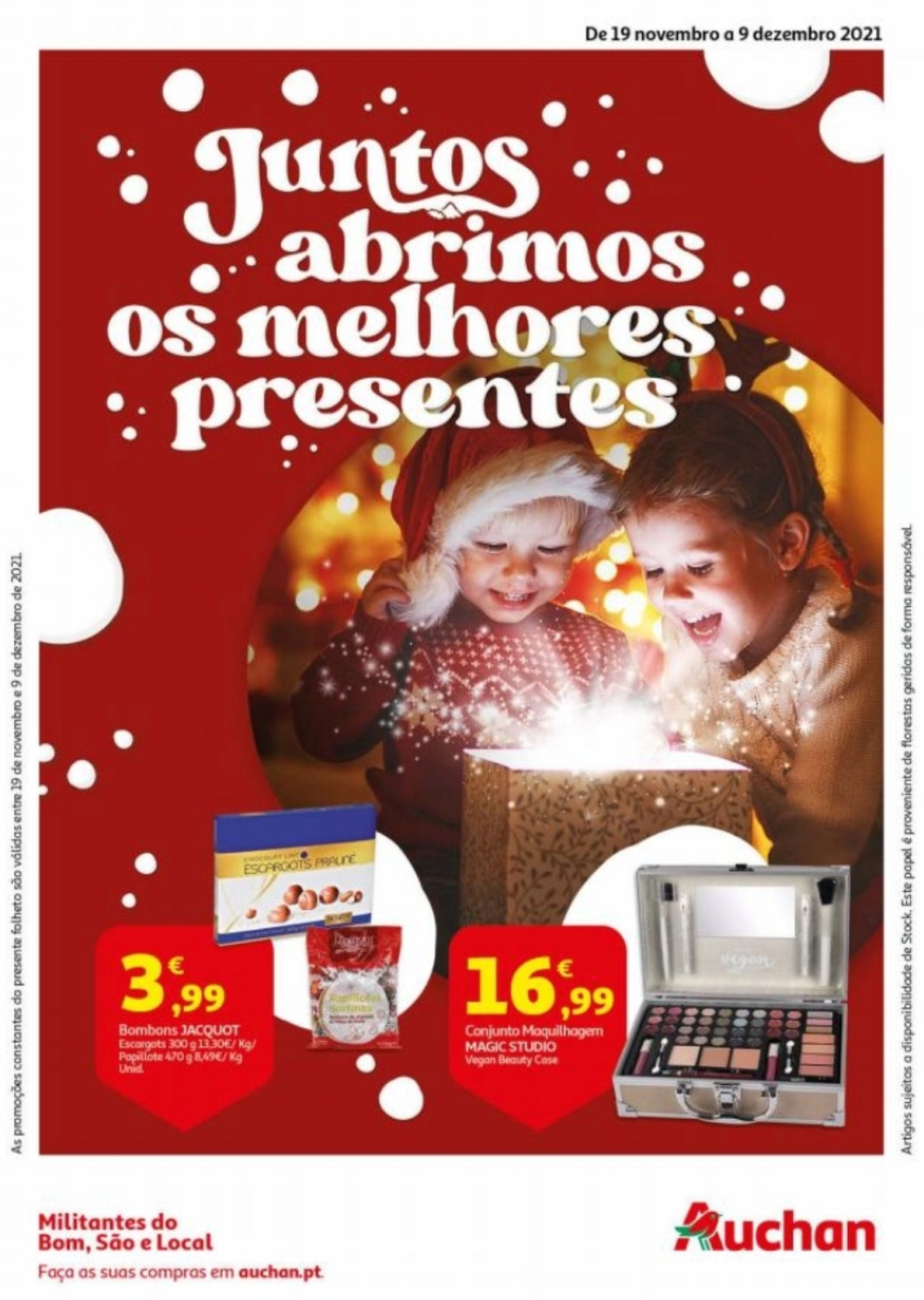 Antevisão Folheto AUCHAN Brinquedos Natal Promoções de 4 novembro