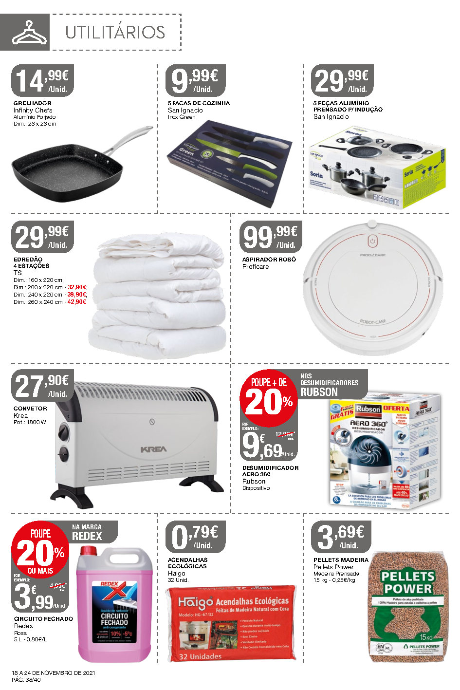 folheto intermarche 18 novembro 24 novembro super Page38