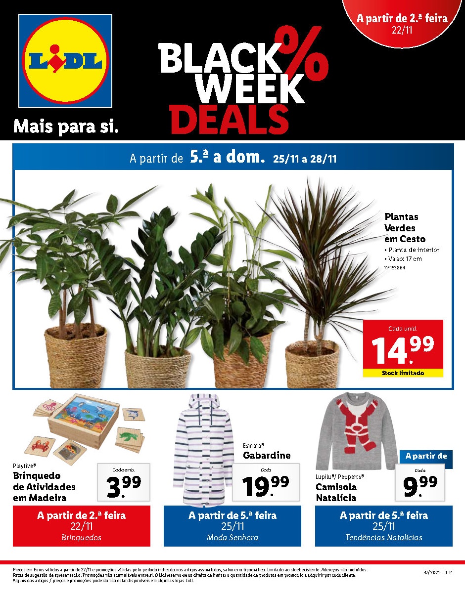 folheto lidl oportunidades 22 novembro 28 novembro Page1 1 1