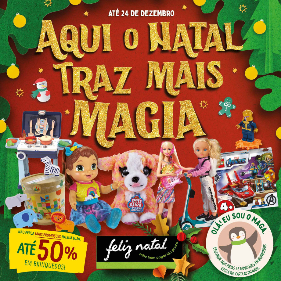 folheto pingo doce brinquedos natal 16 novembro 24 dezembro Page1