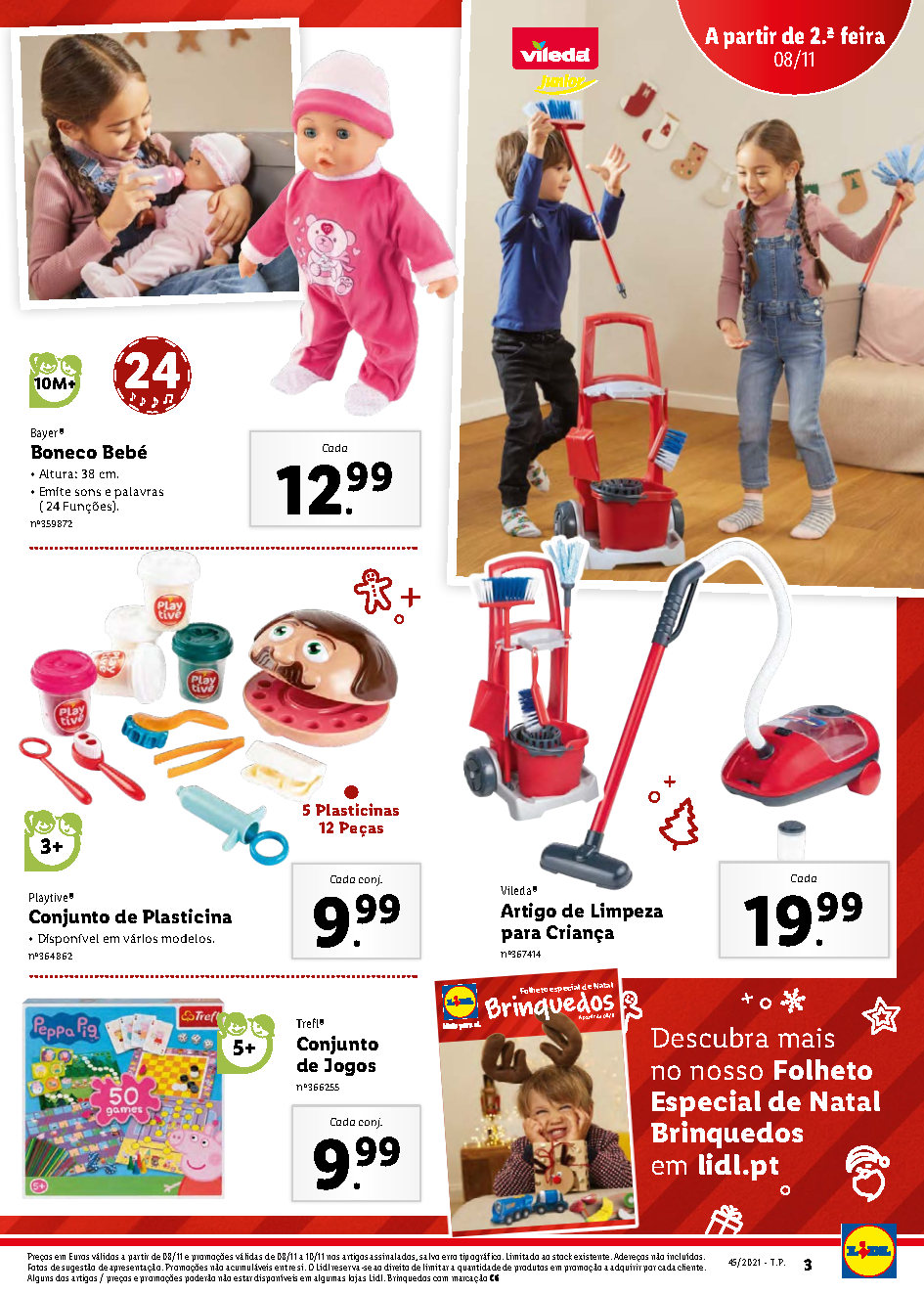 Antevisão Folheto AUCHAN Brinquedos de Natal 8 novembro a 12