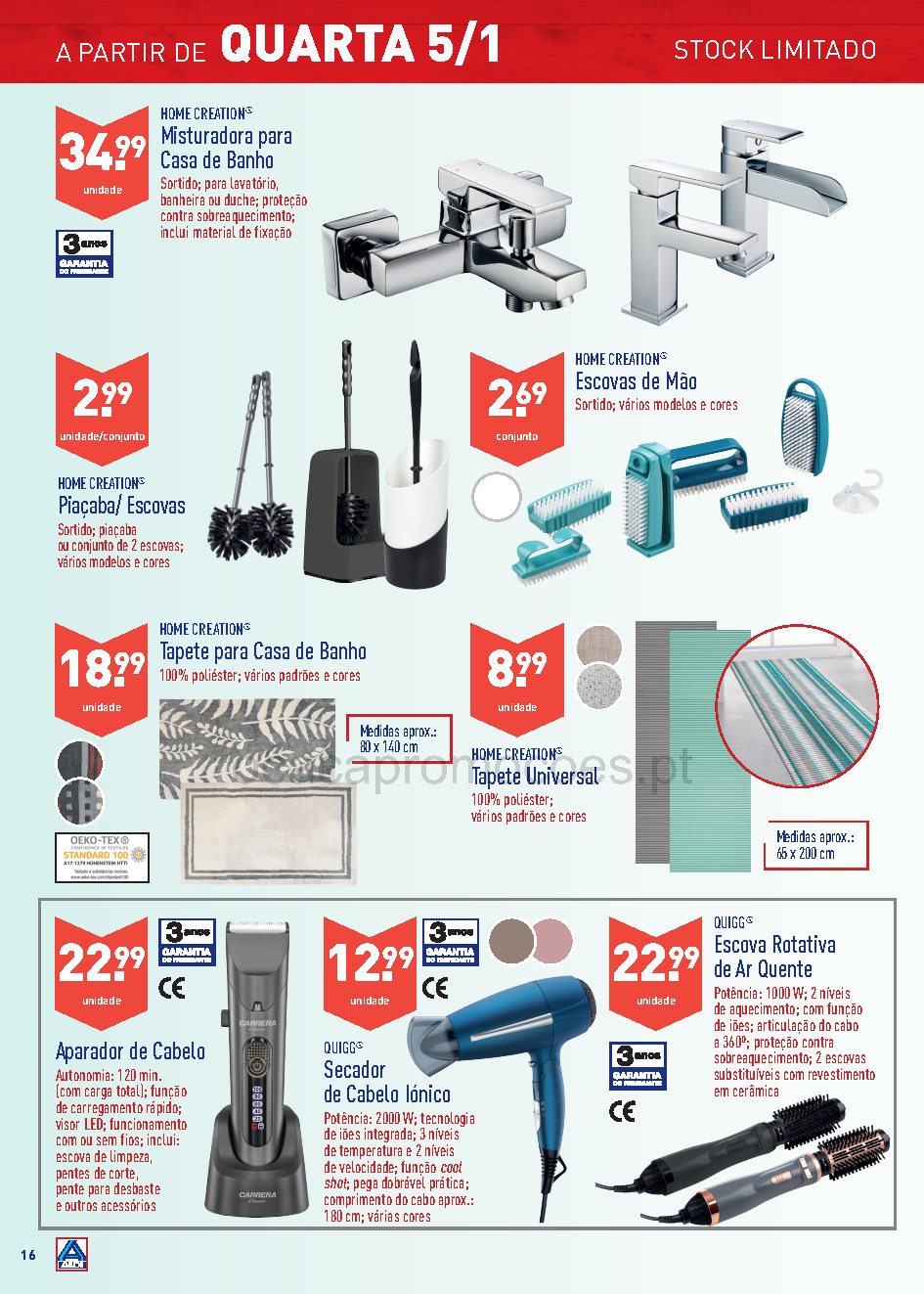 antevisao folheto aldi 5 janeiro 11 janeiro Page16 1