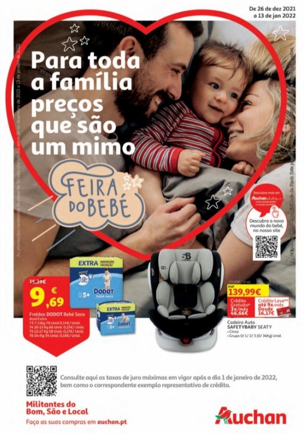 folheto feira do bebe 26 dezembro 13 janeiro auchan 1