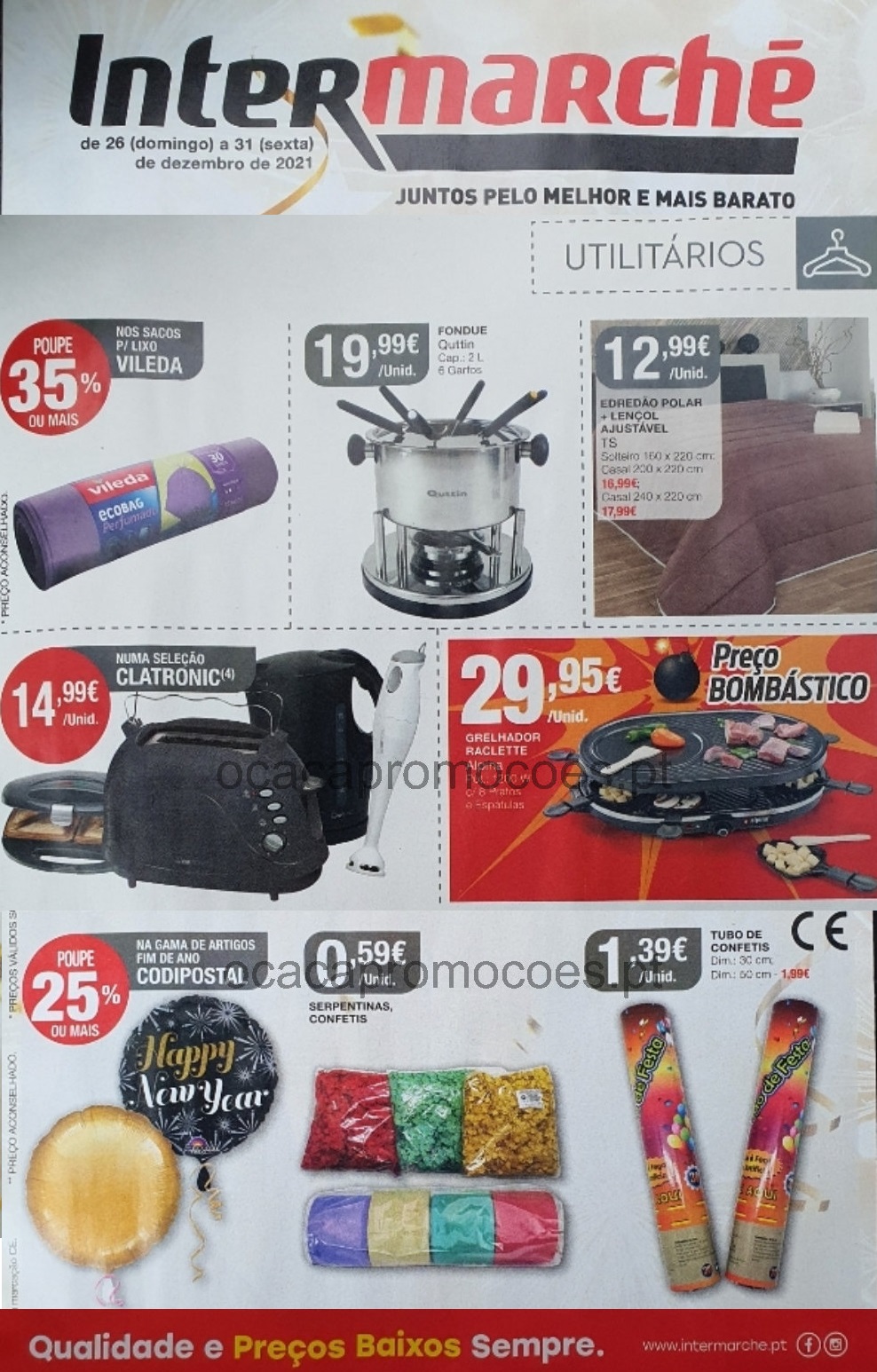 folheto intermarche 26 dezembro 31 dezembro bazar