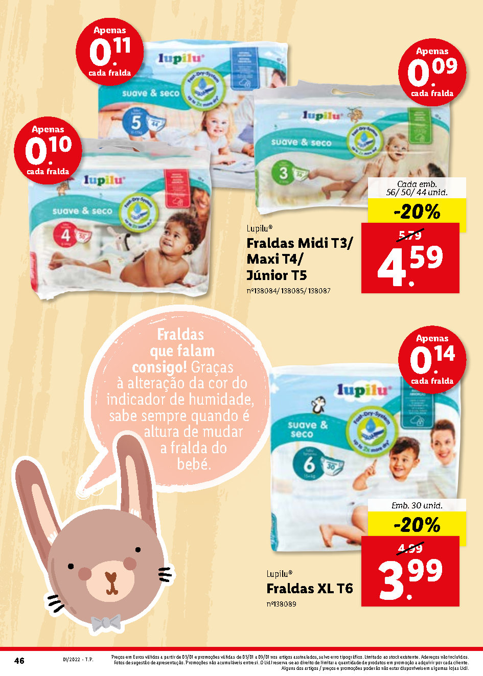 folheto lidl feira bebe 3 janeiro 9 janeiro Page46