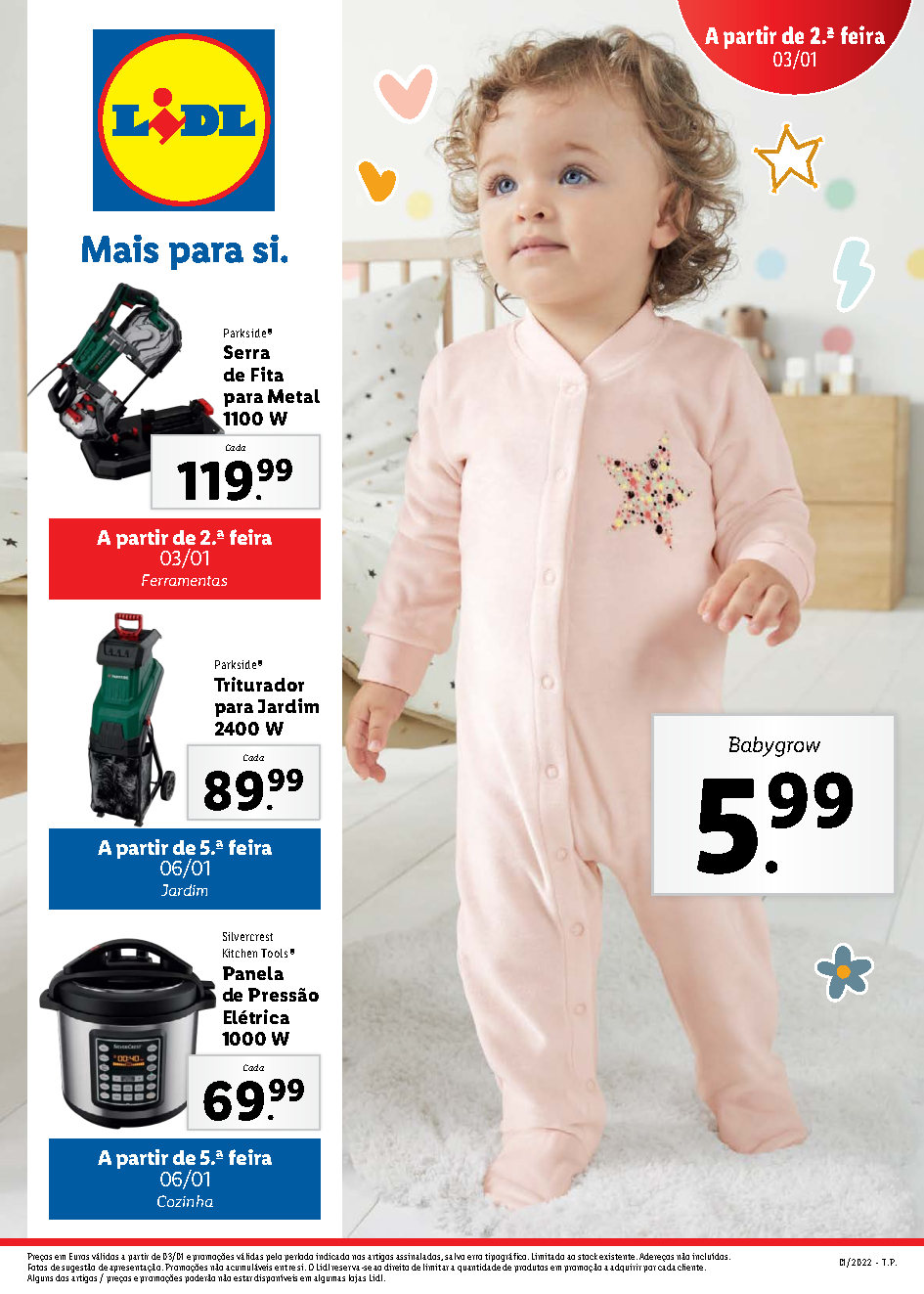 folheto lidl oportunidades 3 janeiro 9 janeiro Page1