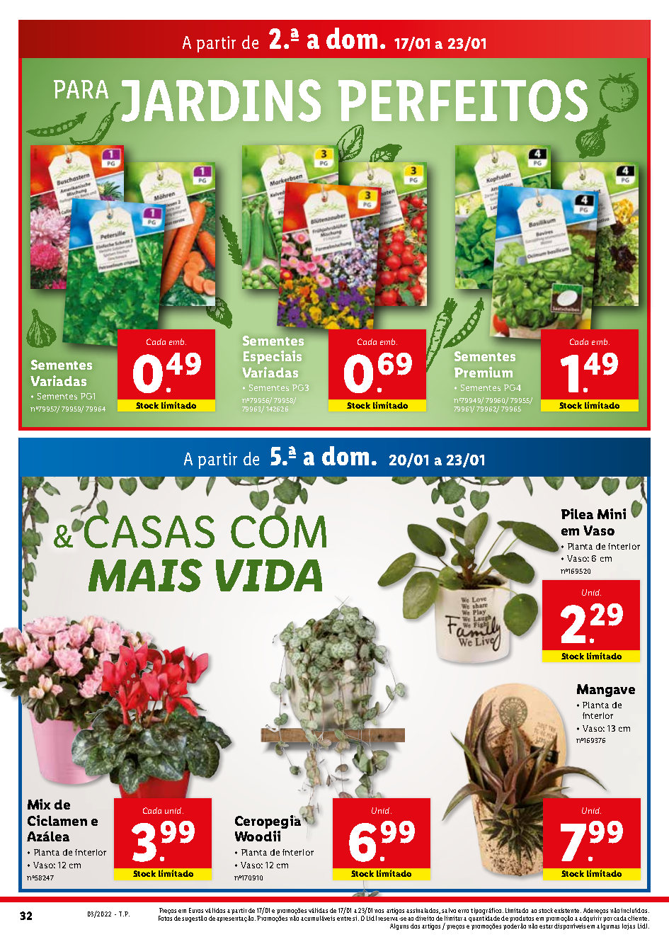 flores folheto lidl promocoes 17 janeiro 23 janeiro Page32