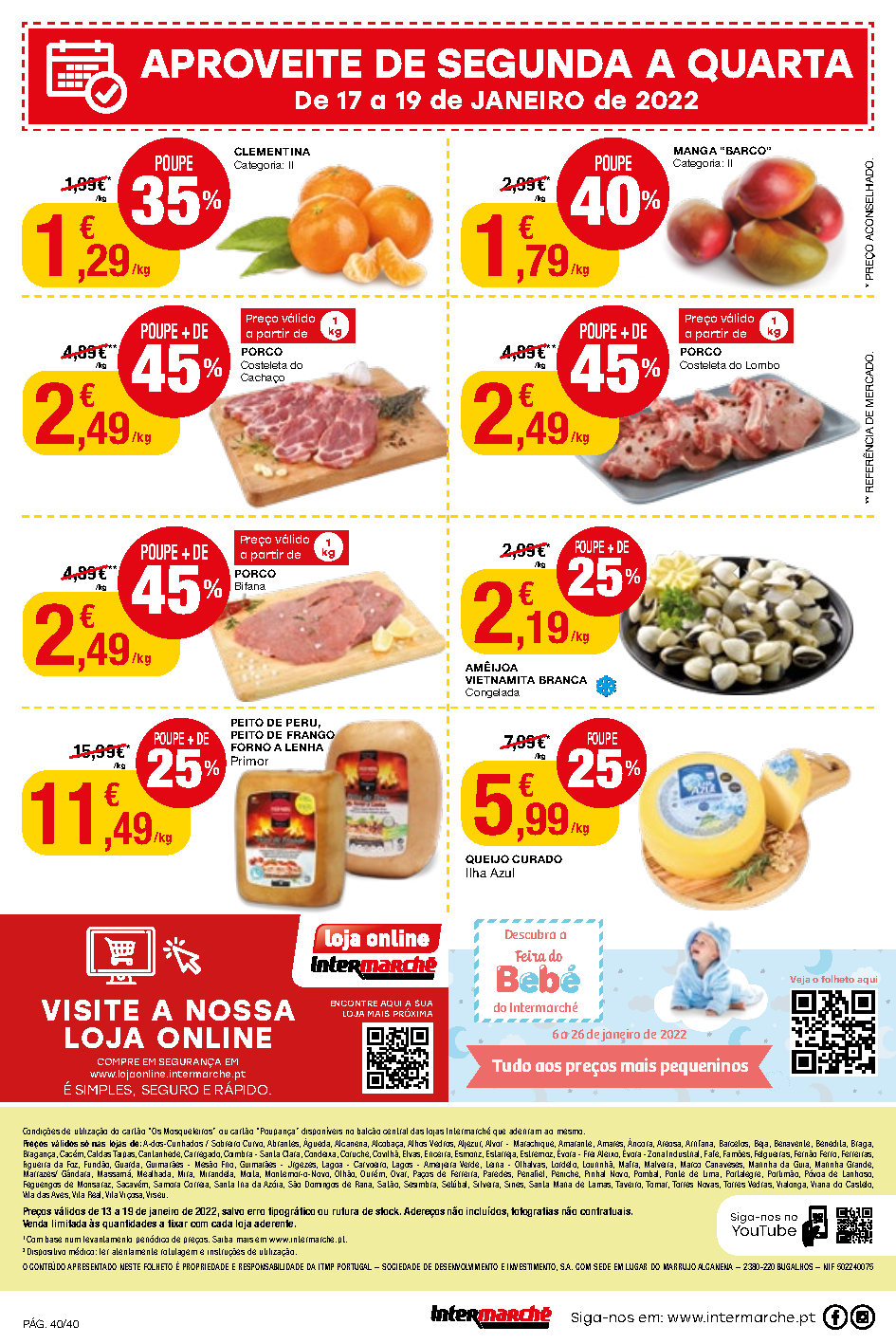 folheto intermarche super 13 janeiro 19 janeiro Page40