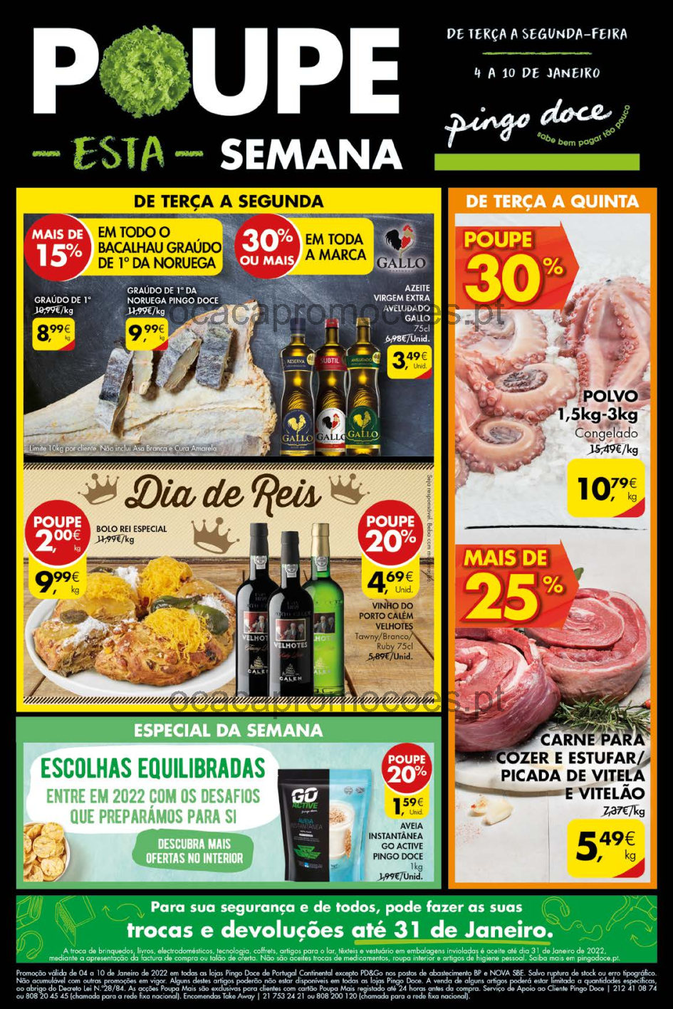 folheto pingo doce 4 janeiro 10 janeiro promocoes Page1